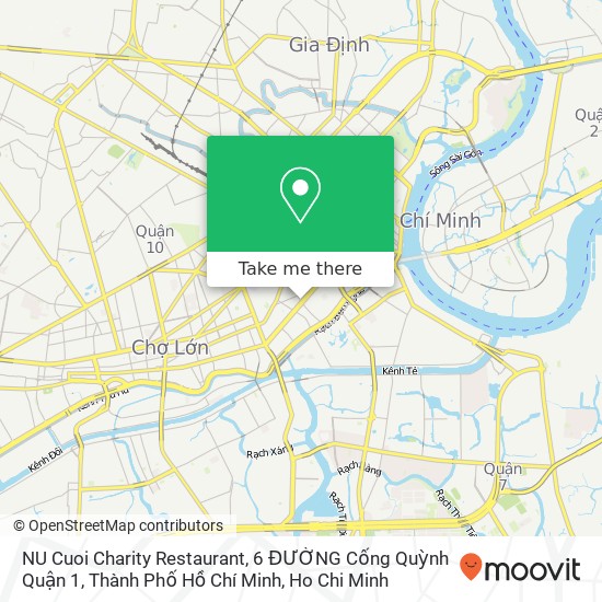 NU Cuoi Charity Restaurant, 6 ĐƯỜNG Cống Quỳnh Quận 1, Thành Phố Hồ Chí Minh map