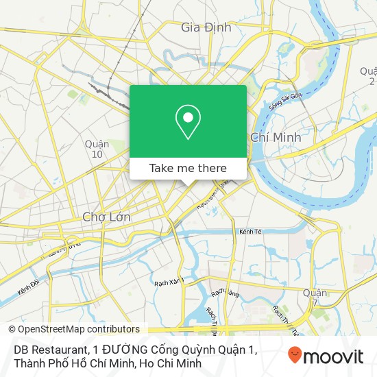 DB Restaurant, 1 ĐƯỜNG Cống Quỳnh Quận 1, Thành Phố Hồ Chí Minh map