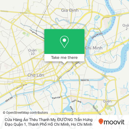 Cửa Hàng Áo Thêu Thanh My, ĐƯỜNG Trần Hưng Đạo Quận 1, Thành Phố Hồ Chí Minh map