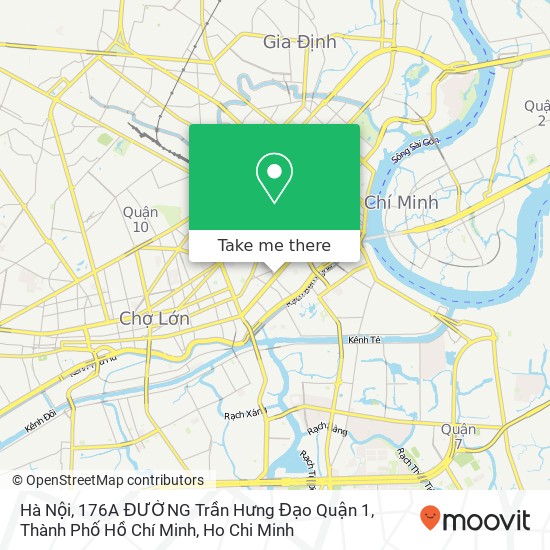 Hà Nội, 176A ĐƯỜNG Trần Hưng Đạo Quận 1, Thành Phố Hồ Chí Minh map