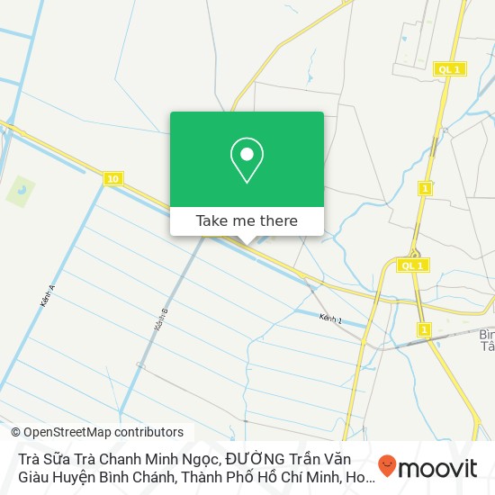 Trà Sữa Trà Chanh Minh Ngọc, ĐƯỜNG Trần Văn Giàu Huyện Bình Chánh, Thành Phố Hồ Chí Minh map