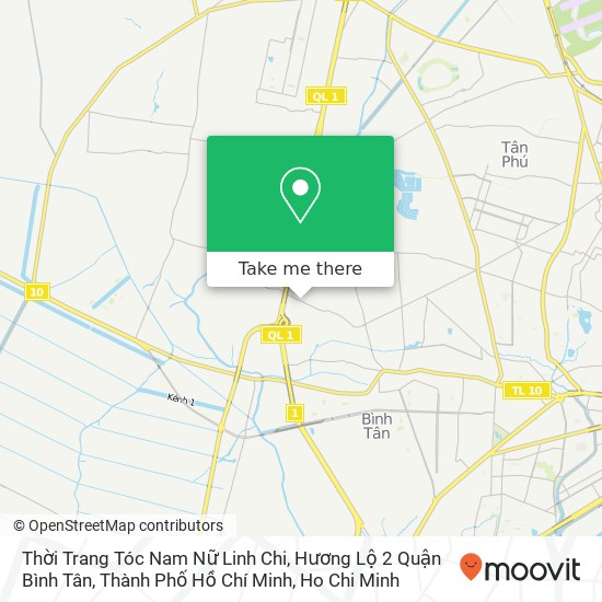 Thời Trang Tóc Nam Nữ Linh Chi, Hương Lộ 2 Quận Bình Tân, Thành Phố Hồ Chí Minh map