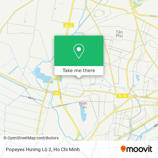 Popeyes Hương Lộ 2 map