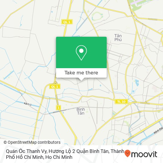 Quán Ốc Thanh Vy, Hương Lộ 2 Quận Bình Tân, Thành Phố Hồ Chí Minh map