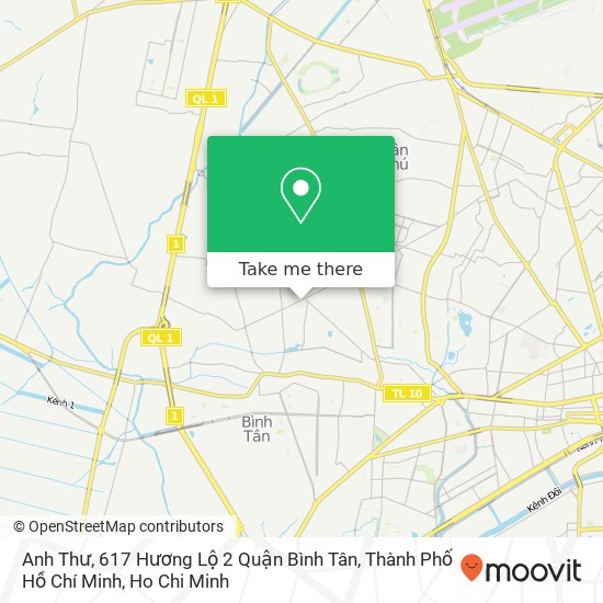 Anh Thư, 617 Hương Lộ 2 Quận Bình Tân, Thành Phố Hồ Chí Minh map