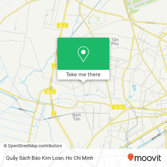 Quầy Sách Báo Kim Loan map