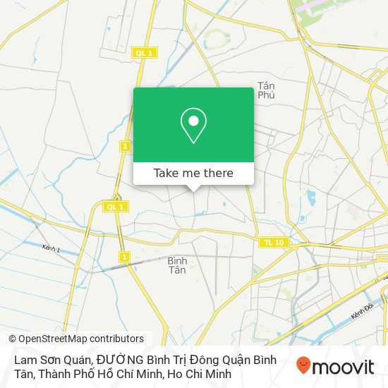 Lam Sơn Quán, ĐƯỜNG Bình Trị Đông Quận Bình Tân, Thành Phố Hồ Chí Minh map