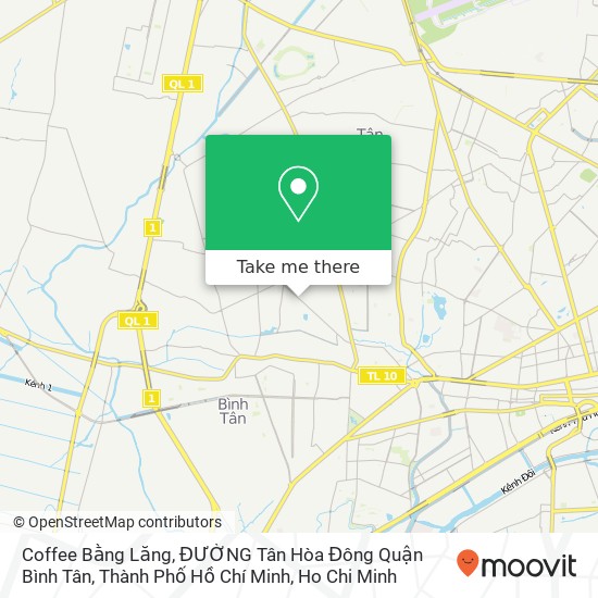 Coffee Bằng Lăng, ĐƯỜNG Tân Hòa Đông Quận Bình Tân, Thành Phố Hồ Chí Minh map