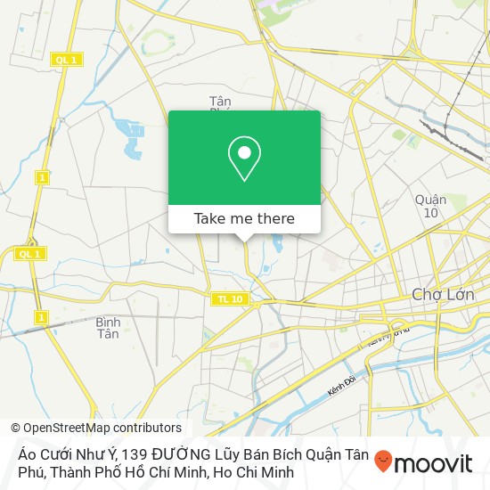 Áo Cưới Như Ý, 139 ĐƯỜNG Lũy Bán Bích Quận Tân Phú, Thành Phố Hồ Chí Minh map