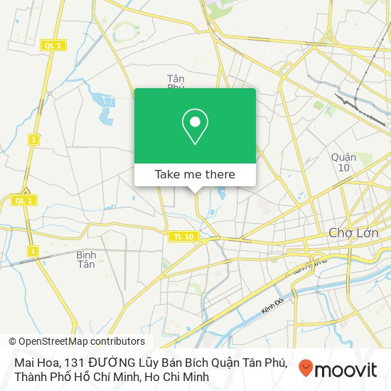 Mai Hoa, 131 ĐƯỜNG Lũy Bán Bích Quận Tân Phú, Thành Phố Hồ Chí Minh map
