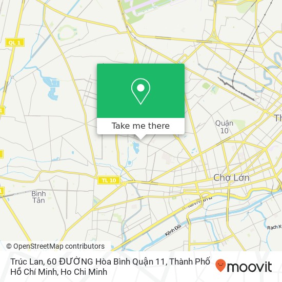 Trúc Lan, 60 ĐƯỜNG Hòa Bình Quận 11, Thành Phố Hồ Chí Minh map