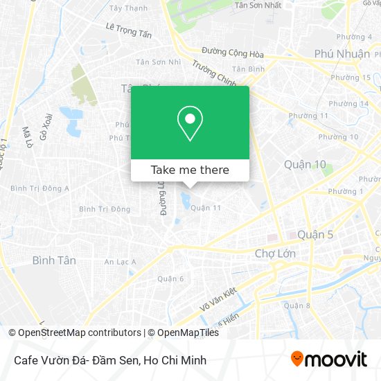 Cafe Vườn Đá- Đầm Sen map