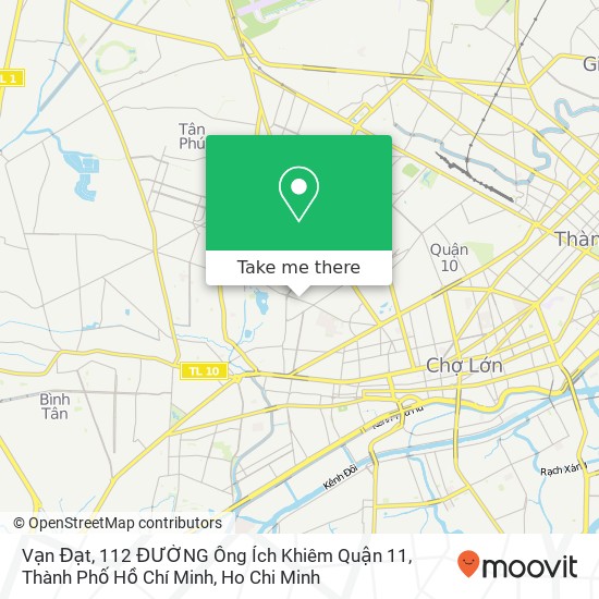 Vạn Đạt, 112 ĐƯỜNG Ông Ích Khiêm Quận 11, Thành Phố Hồ Chí Minh map