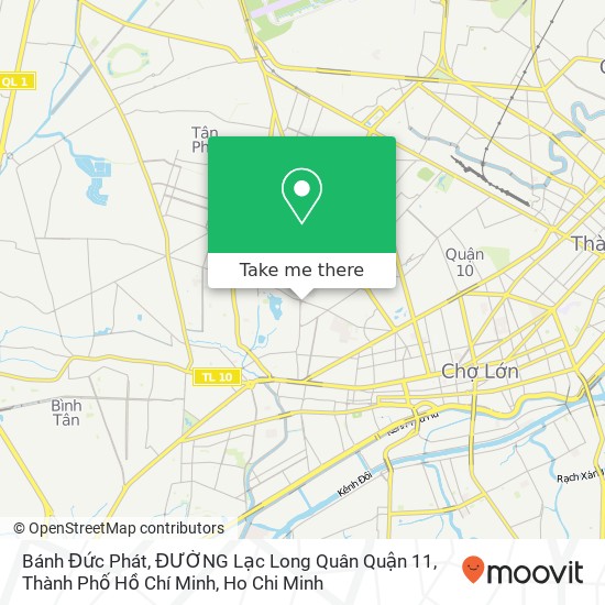 Bánh Đức Phát, ĐƯỜNG Lạc Long Quân Quận 11, Thành Phố Hồ Chí Minh map