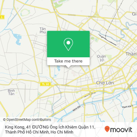 King Kong, 41 ĐƯỜNG Ông Ích Khiêm Quận 11, Thành Phố Hồ Chí Minh map