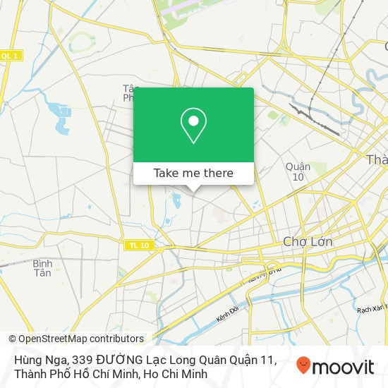 Hùng Nga, 339 ĐƯỜNG Lạc Long Quân Quận 11, Thành Phố Hồ Chí Minh map