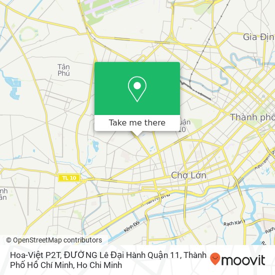 Hoa-Việt P2T, ĐƯỜNG Lê Đại Hành Quận 11, Thành Phố Hồ Chí Minh map