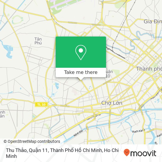 Thu Thảo, Quận 11, Thành Phố Hồ Chí Minh map
