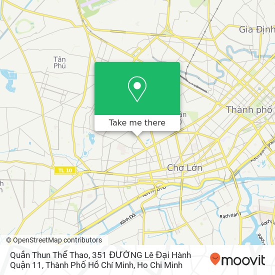 Quần Thun Thể Thao, 351 ĐƯỜNG Lê Đại Hành Quận 11, Thành Phố Hồ Chí Minh map