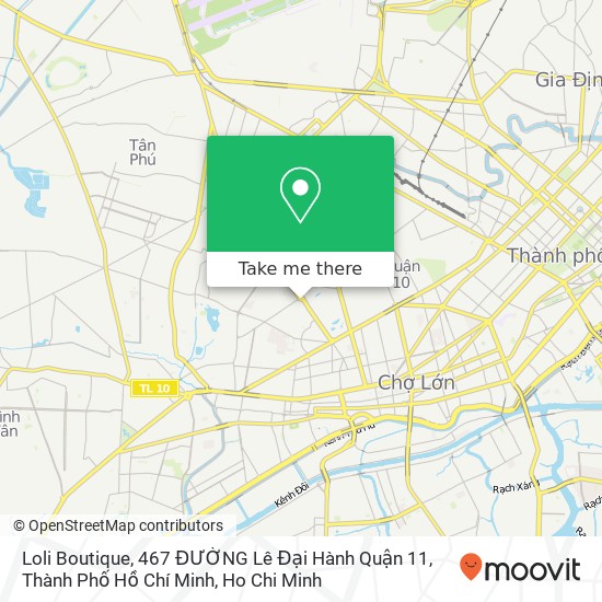 Loli Boutique, 467 ĐƯỜNG Lê Đại Hành Quận 11, Thành Phố Hồ Chí Minh map