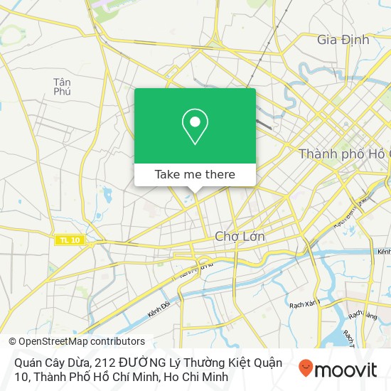 Quán Cây Dừa, 212 ĐƯỜNG Lý Thường Kiệt Quận 10, Thành Phố Hồ Chí Minh map