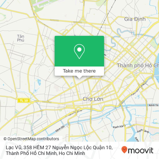 Lạc Vũ, 358 HẺM 27 Nguyễn Ngọc Lộc Quận 10, Thành Phố Hồ Chí Minh map