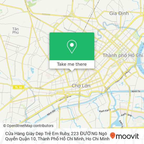 Cửa Hàng Giày Dép Trẻ Em Ruby, 223 ĐƯỜNG Ngô Quyền Quận 10, Thành Phố Hồ Chí Minh map
