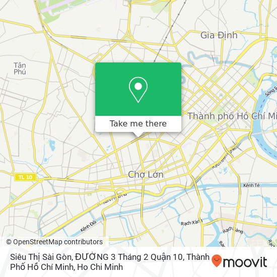Siêu Thị Sài Gòn, ĐƯỜNG 3 Tháng 2 Quận 10, Thành Phố Hồ Chí Minh map