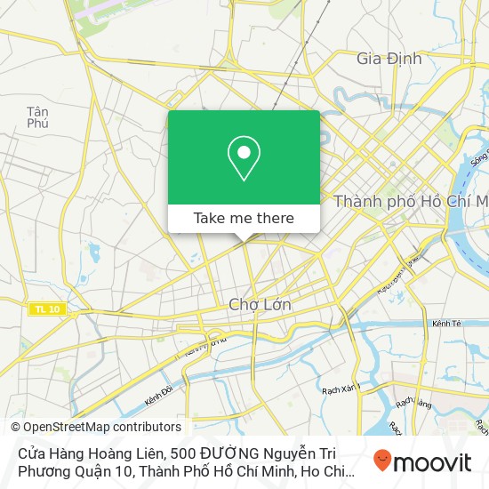 Cửa Hàng Hoàng Liên, 500 ĐƯỜNG Nguyễn Tri Phương Quận 10, Thành Phố Hồ Chí Minh map
