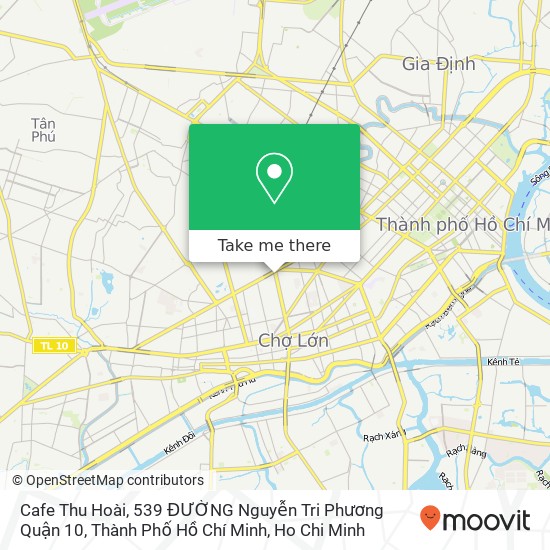 Cafe Thu Hoài, 539 ĐƯỜNG Nguyễn Tri Phương Quận 10, Thành Phố Hồ Chí Minh map
