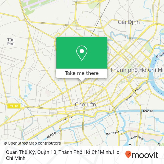 Quán Thế Kỷ, Quận 10, Thành Phố Hồ Chí Minh map