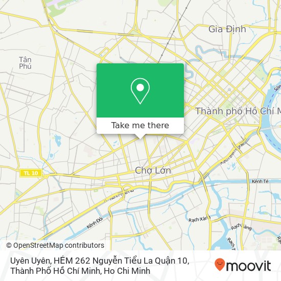 Uyên Uyên, HẺM 262 Nguyễn Tiểu La Quận 10, Thành Phố Hồ Chí Minh map