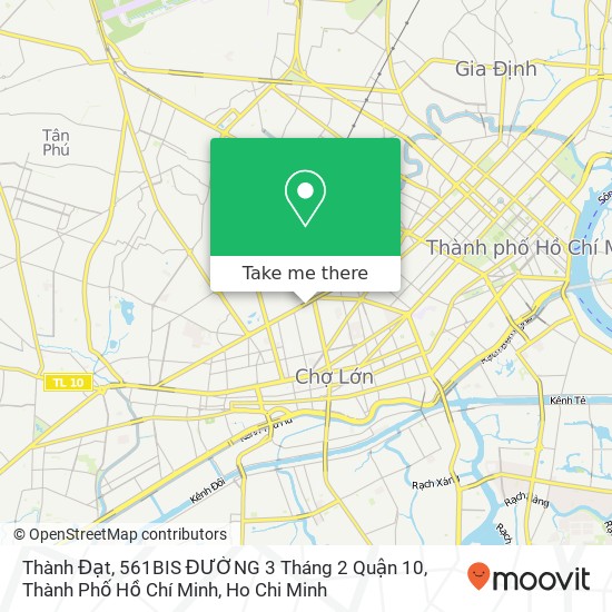 Thành Đạt, 561BIS ĐƯỜNG 3 Tháng 2 Quận 10, Thành Phố Hồ Chí Minh map