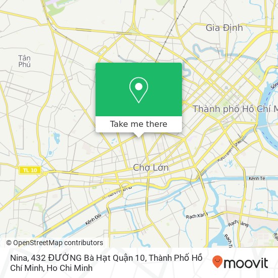 Nina, 432 ĐƯỜNG Bà Hạt Quận 10, Thành Phố Hồ Chí Minh map