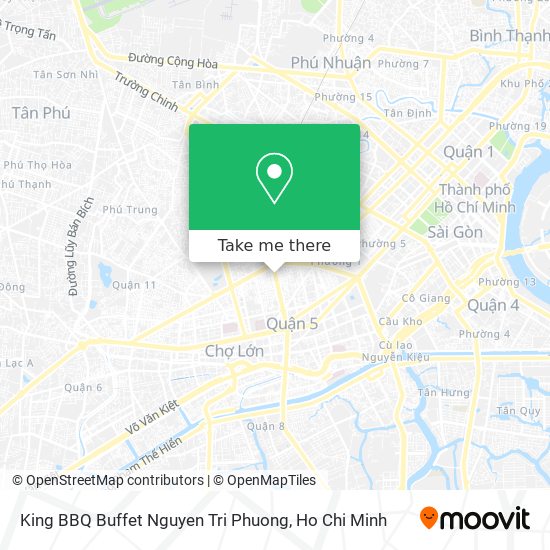 King BBQ Buffet Nguyen Tri Phuong map