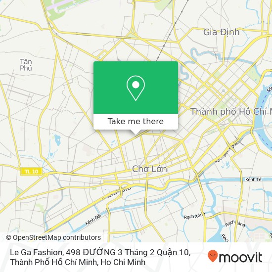 Le Ga Fashion, 498 ĐƯỜNG 3 Tháng 2 Quận 10, Thành Phố Hồ Chí Minh map