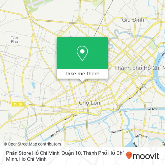 Phán Store Hồ Chí Minh, Quận 10, Thành Phố Hồ Chí Minh map