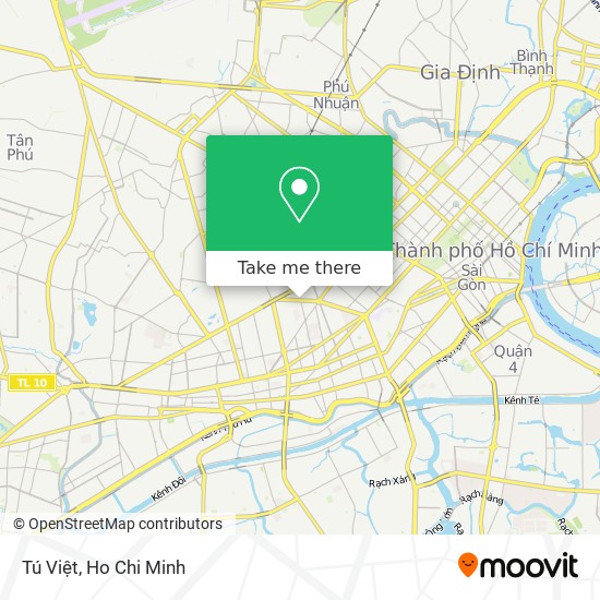 Tú Việt map