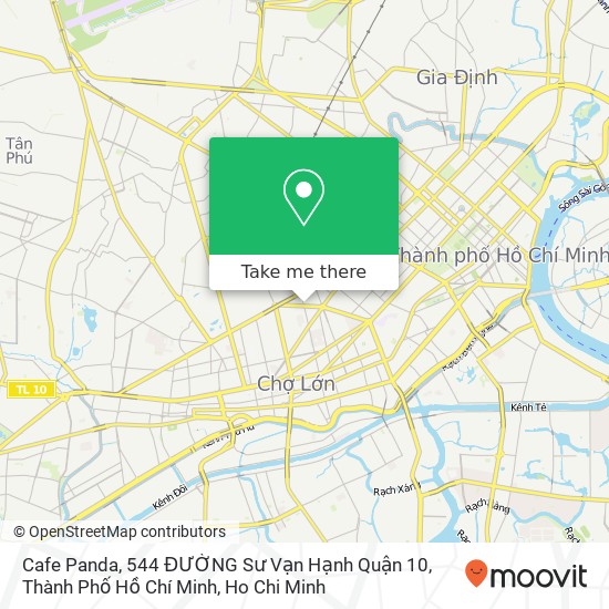 Cafe Panda, 544 ĐƯỜNG Sư Vạn Hạnh Quận 10, Thành Phố Hồ Chí Minh map
