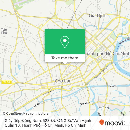 Giày Dép Đông Nam, 528 ĐƯỜNG Sư Vạn Hạnh Quận 10, Thành Phố Hồ Chí Minh map