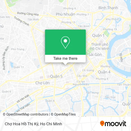 Chợ Hoa Hồ Thị Kỷ map