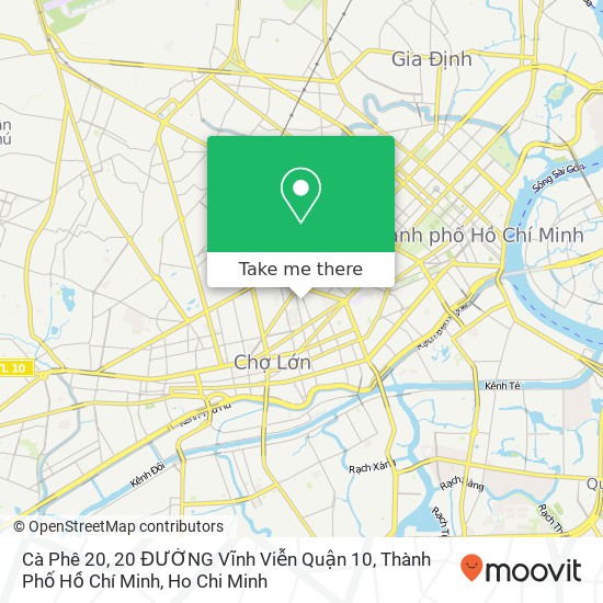 Cà Phê 20, 20 ĐƯỜNG Vĩnh Viễn Quận 10, Thành Phố Hồ Chí Minh map