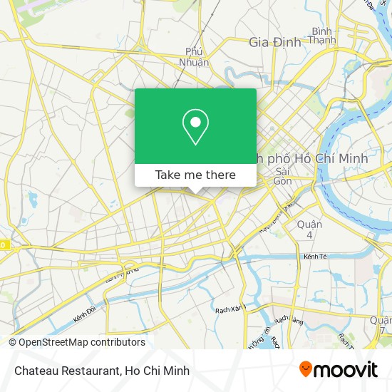 Chateau Restaurant map