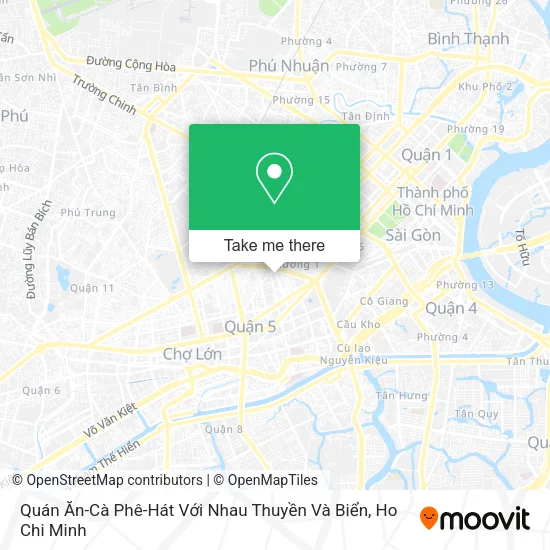 Quán Ăn-Cà Phê-Hát Với Nhau Thuyền Và Biển map