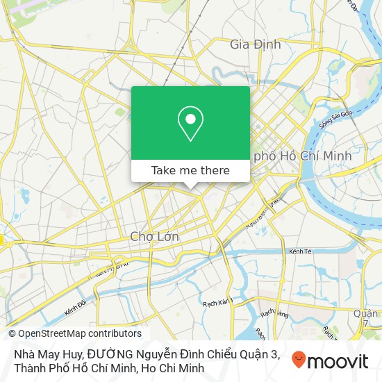 Nhà May Huy, ĐƯỜNG Nguyễn Đình Chiểu Quận 3, Thành Phố Hồ Chí Minh map