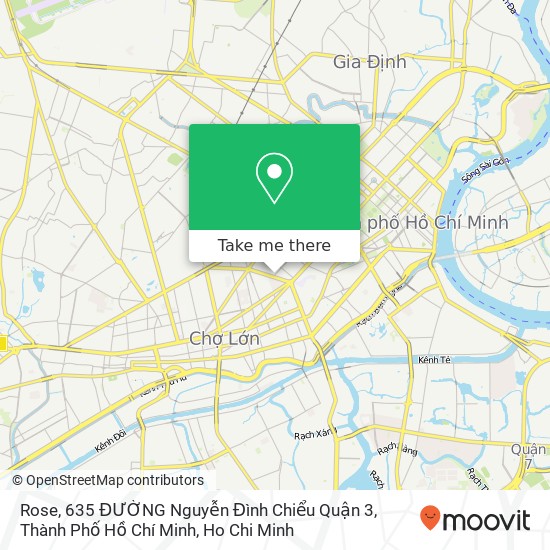 Rose, 635 ĐƯỜNG Nguyễn Đình Chiểu Quận 3, Thành Phố Hồ Chí Minh map