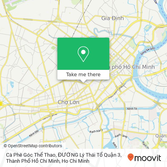 Cà Phê Góc Thể Thao, ĐƯỜNG Lý Thái Tổ Quận 3, Thành Phố Hồ Chí Minh map