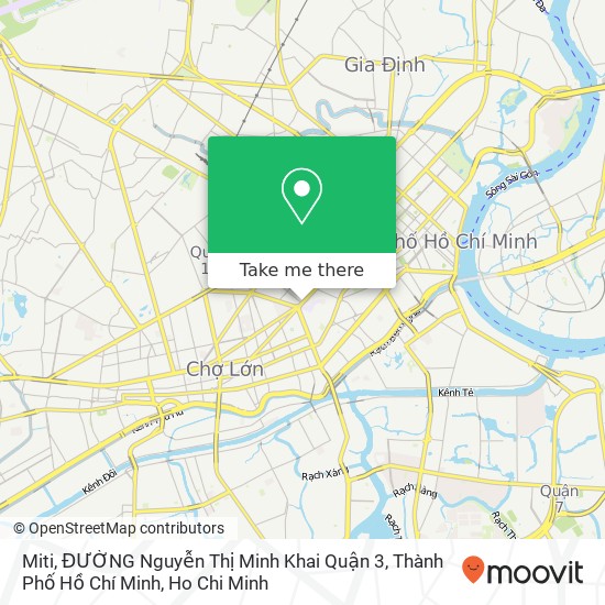 Miti, ĐƯỜNG Nguyễn Thị Minh Khai Quận 3, Thành Phố Hồ Chí Minh map