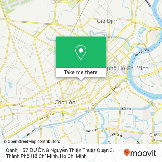 Oanh, 157 ĐƯỜNG Nguyễn Thiện Thuật Quận 3, Thành Phố Hồ Chí Minh map