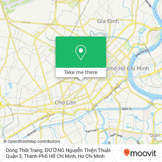 Dòng Thời Trang, ĐƯỜNG Nguyễn Thiện Thuật Quận 3, Thành Phố Hồ Chí Minh map
